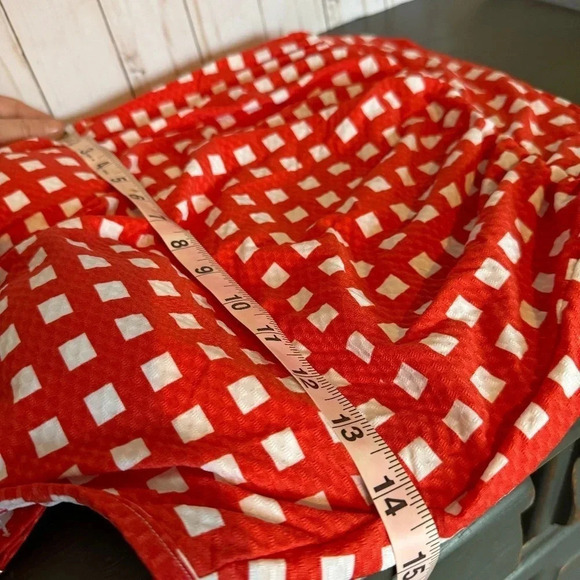 NWT Sea Level Australia Red White Check Tankini Size US 4 - Picture 8 of 9